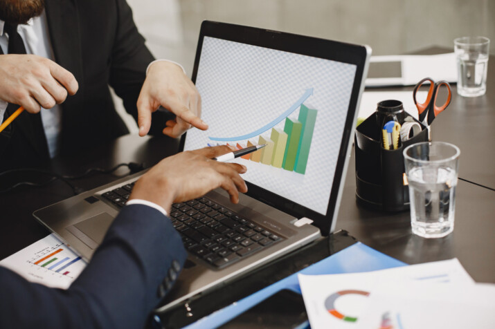 online presence for small business growth using laptop and digital tools